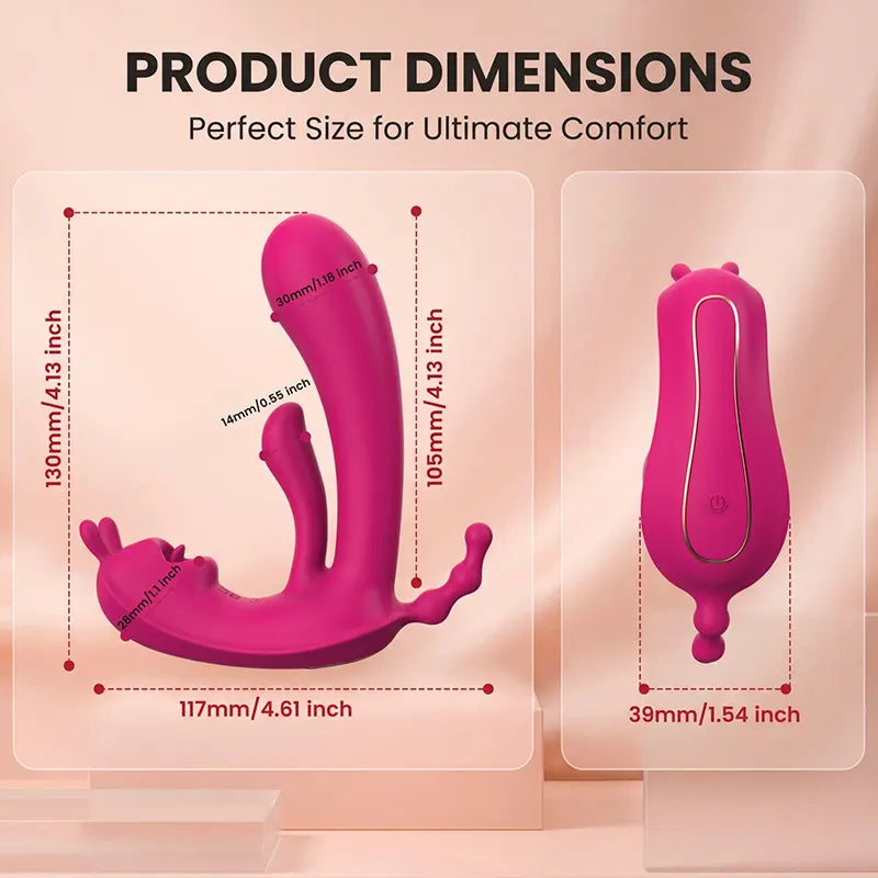 Wearable Tongue Licking Vibrator