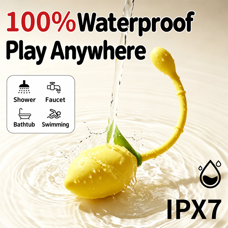 Lemon Fruit‑Style App Remote Control Kegel Vibrating Ball