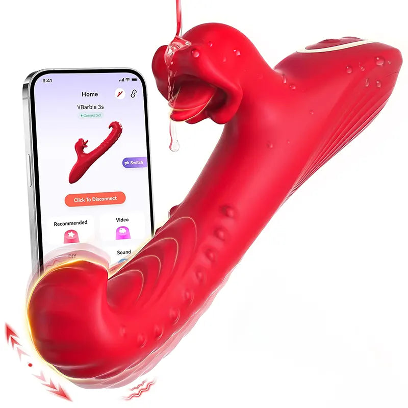 App Control Tongue Vibrator