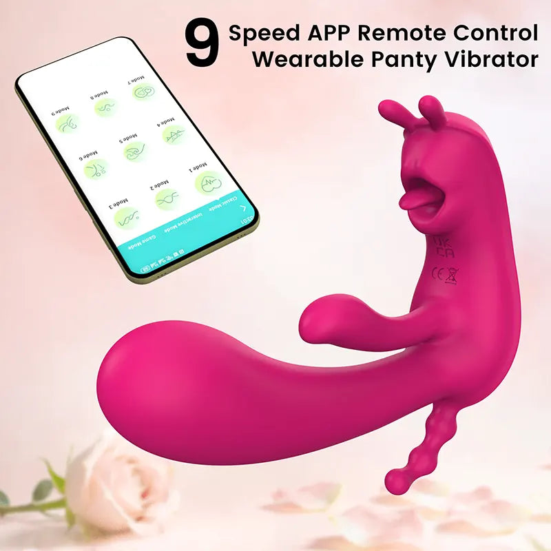 Wearable Tongue Licking Vibrator