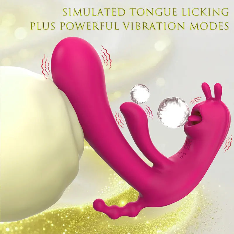 Wearable Tongue Licking Vibrator