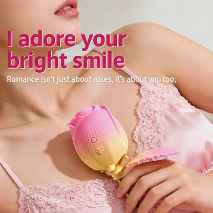 Rose Suction Vibrating Massager