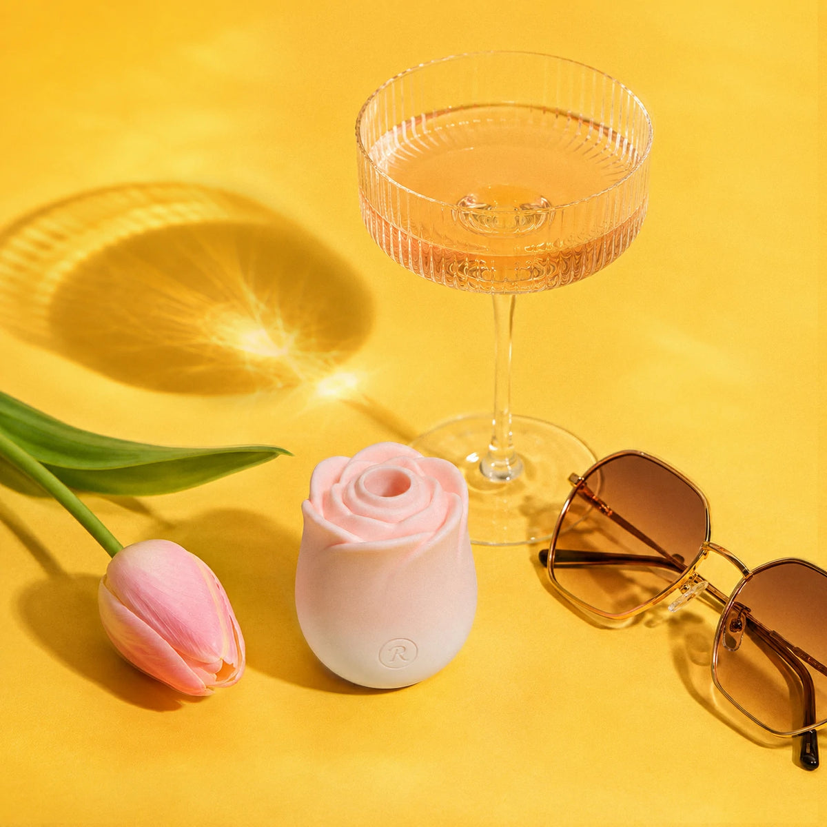 Ultra Quiet Rose Air Pulse Clitoral Massager