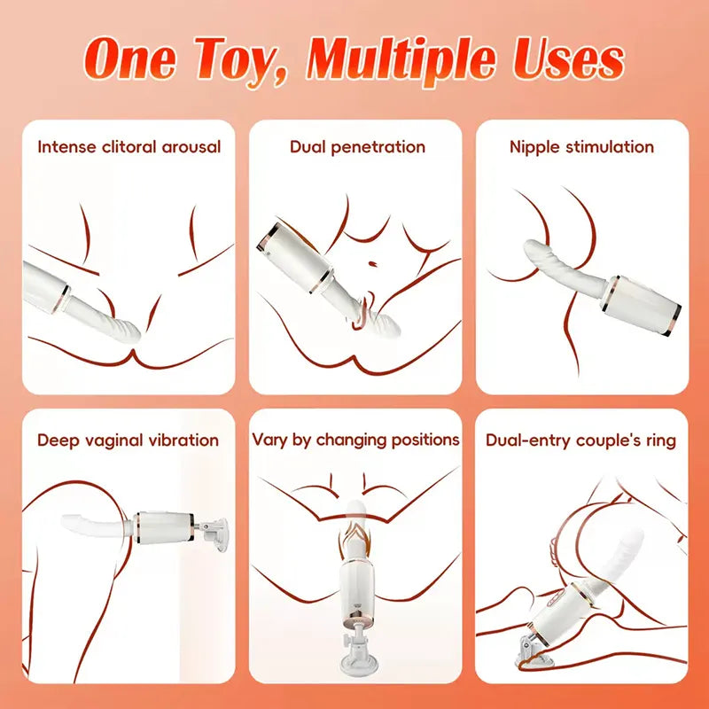 Heating Thrusting Vibrating Massager