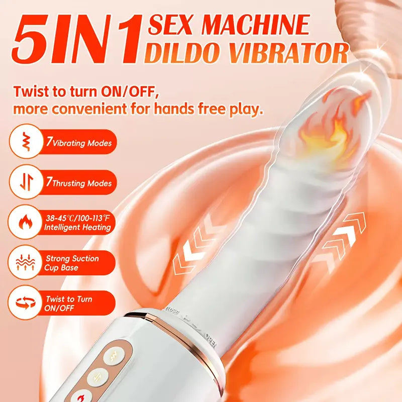 Heating Thrusting Vibrating Massager