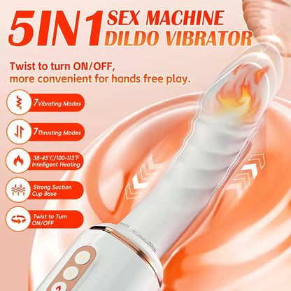 Heating Thrusting Vibrating Massager