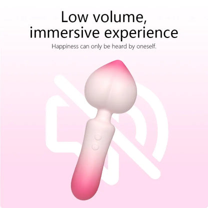 Peach Clitoral Vibrating Wand