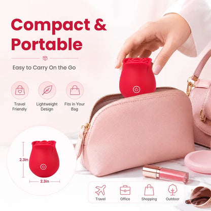 Rose Suction Clitoral Massager