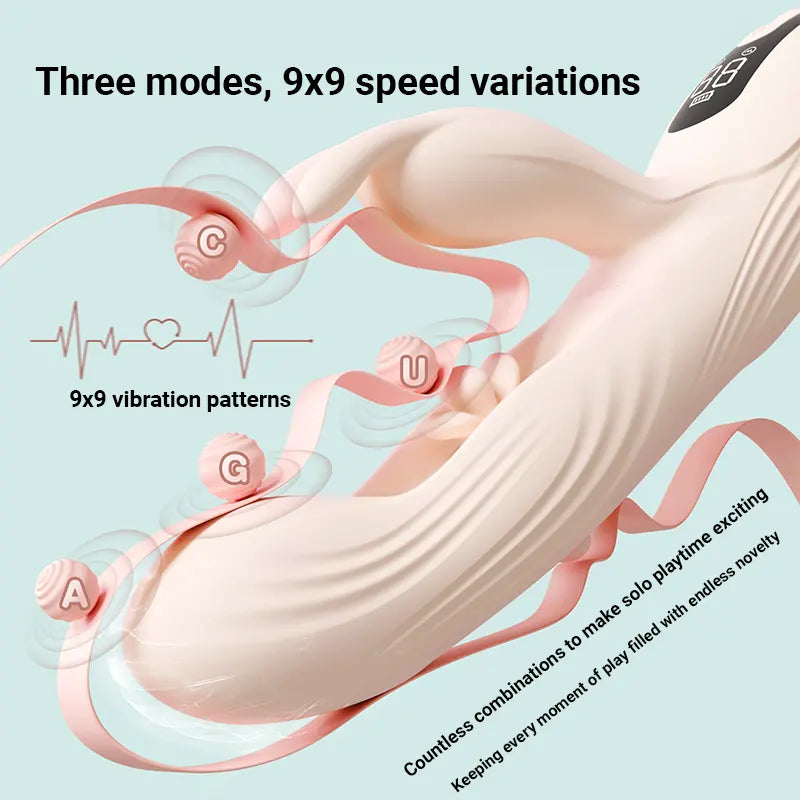 Dual-Head Splash Vibrator