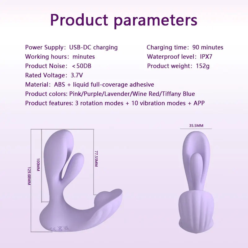 Wearable Rabbit Clit Vibrator