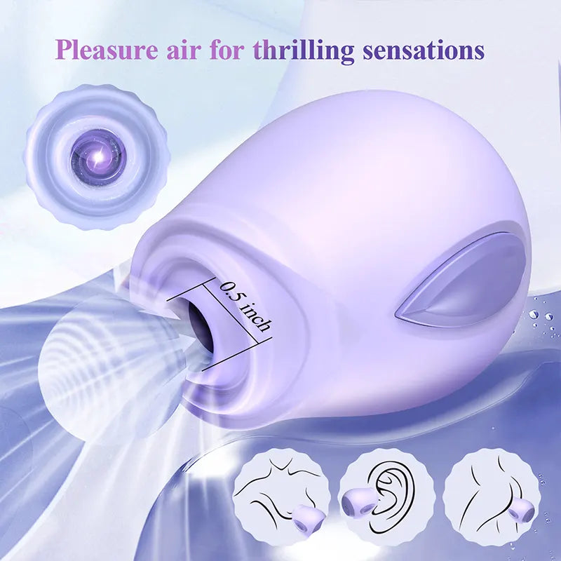 Wide Pulse Rose Suction Massager