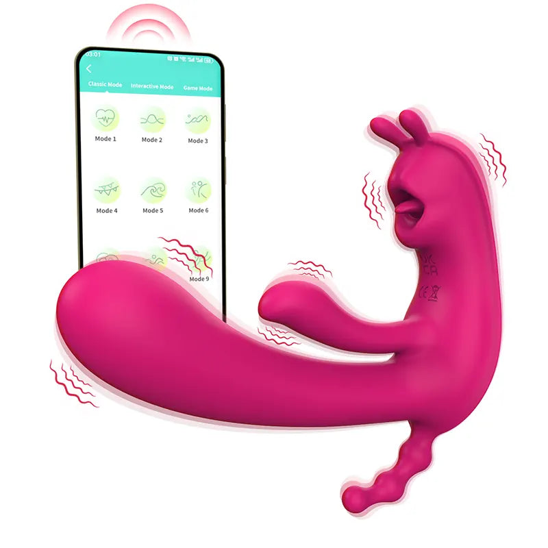Wearable Tongue Licking Vibrator