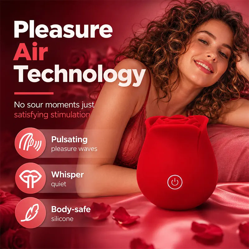 Rose Suction Clitoral Massager