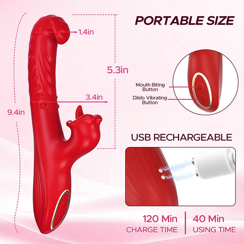 App Control Tongue Vibrator