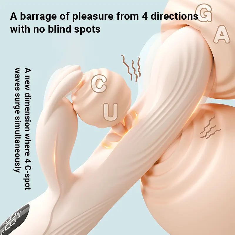 Dual-Head Splash Vibrator